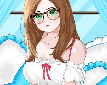 Custom Anime Portraits, Anime couple portrait, Anime commission,Gift for Anime fan, Gift Idea,Personalized Anime gift, Digital anime drawing