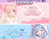 Custom Twitch Banner | Twitch Header | Profile Banner | Streamer Graphics | VTuber Banner Commission