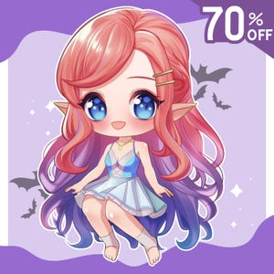 Custom Chibi Anime | High Quality Custom Chibi Anime Art | Original Character Anime Chibi Fanart | Chibi logo | Cute Chibi | Chibi Character