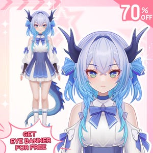 Aangepast VTuber Live2D-model, VTuber, VTuber, VTuber-model, VTuber Asset, VTuber Commission, Rigging, Vtuber Commission, Vtuber Streamer