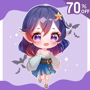 Custom Couple Chibi, Chibi Character, Chibi Commission, Chibi Anime, Chibi logo, Cute Chibi vtuber, Chibi emotes,Chibi Fanart,Valentine Gift