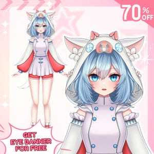 Custom live2d Vtuber commission | Vtuber assets | Live2d model commission | Pngtuber | Anime | Anime art Commission | Live2d Character