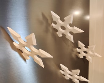 Ninja Stars Fridge Magnets. Ninja Fridge Magnet