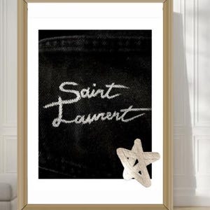 Saint Laurant Plakat