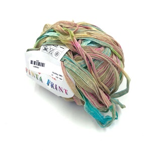 Vintage Italian Novelty Yarn - Rainbow