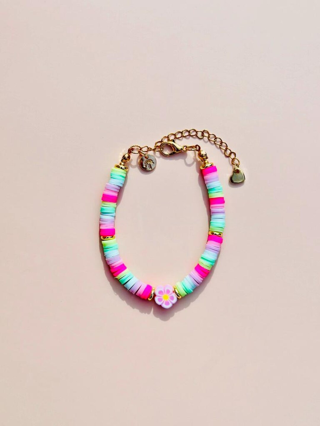 KAMIYA Mexican Beads Bracelet グリーン、ピンク KAMIYA - MEXICAN BRACELET - メキシカンブレスレット - PINK