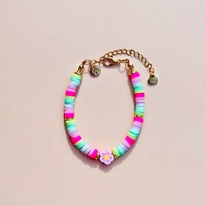Spring Sakura ~ Prpepy Clay Bead Bracelet - Etsy