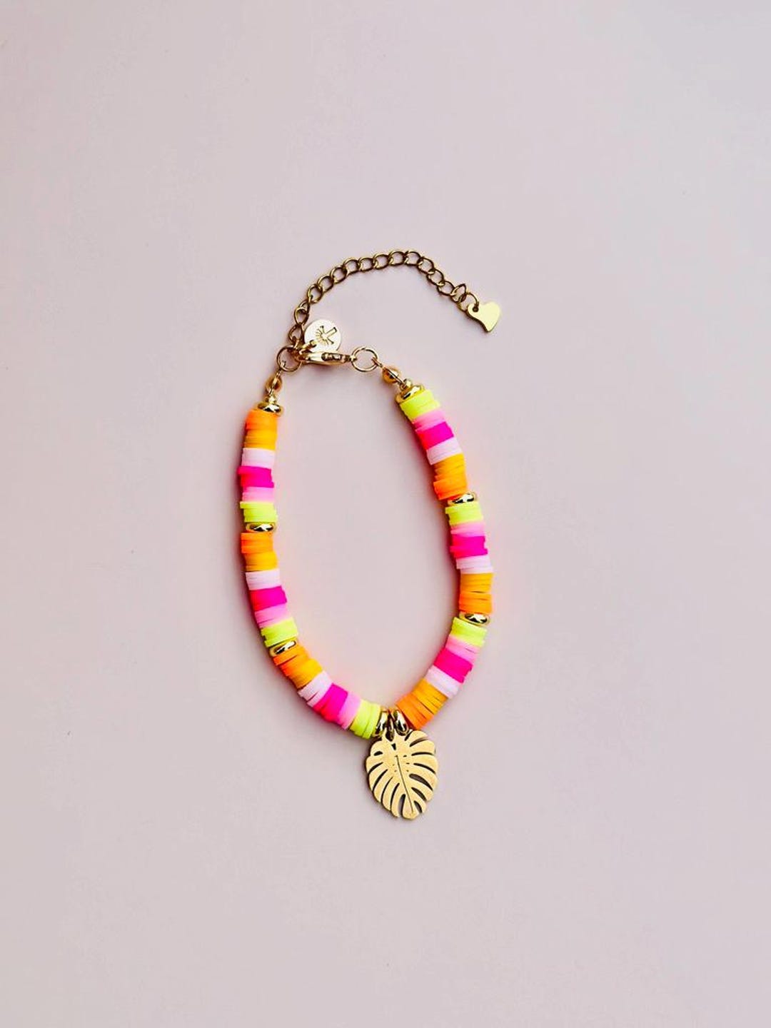 Monstera Seed Bead Wristlet