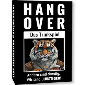 Trinkspiel HANGOVER das Original Karten | Kartenspiel Erwachsene Partyspiel | Geschenk ab 18 Silvester Mitbringsel Geburtstag Party Spiele