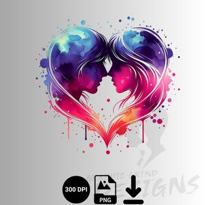 Love is Love png, Lovers Png, Gift For Her, Valentine Heart Png, Love Png, Sublimation Designs, Trendy Png, T-Shirt Design, Digital Download