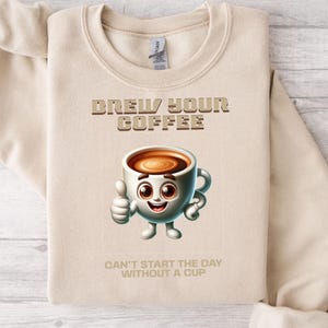 Brew Your Coffee PNG, Coffee Addict PNG, Coffee Png, Trendy Coffee love T-Shirt Design, Digital Download PNG, Sublimation Design