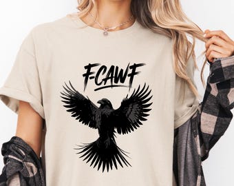 Gothic Crow PNG: Funny Raven Design, Printable Bird Art (Digital Download)