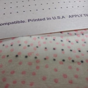 Iron On Smocking / Pleating Dots For  Small Projects And Narrow Panels For English Smocking.  Pleater Compatible. 2 Sheets. 22 x 16 inches.