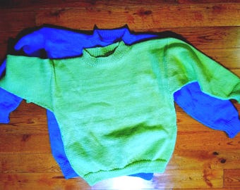 Mid- Gauge Knitting Machine Pattern LK150. DK  Crew Neck Pullover With Top Down Drop Sleeve Pattern.  Adult Small to Ladies 4 XL/ Men's 2 XL
