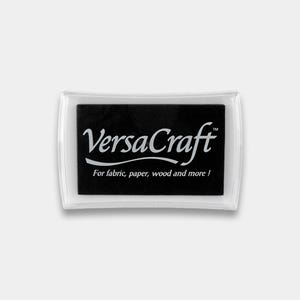 Versacraft Ink Pad for Fabric, Paper, Leather and Wood, Permanent and Fast Drying Ink Pad