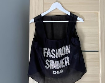 Dolce&Gabanna Fashion Sinner Blouse Top Size IT 42/US 6
