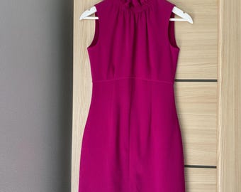 Emilio Pucci Fuchsia Wool Mini Dress Size US6/EU36