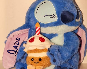 Personalised Stitch, plushie Stitch, lilo and stitch, Ohana, Christmas, stitch, Angel, Winnie the pooh, Tigger, Piglet, Birthday,