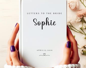 Personalized Wedding Journal for Bride to Be Wedding Gift Engagement Gift Bridal Planner Notebook