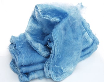 Mawatas Silk Hankies Royal Blue Medium - 10 grams