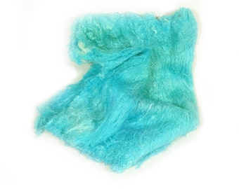 Mulberry Silk Lap Turquoise - 15 grams