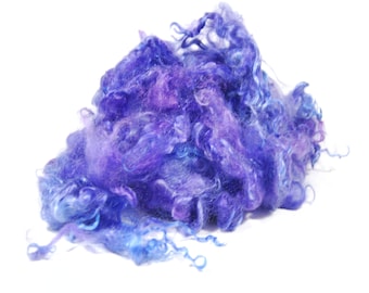 Mohair Curls Blue Violet- 1 ounce