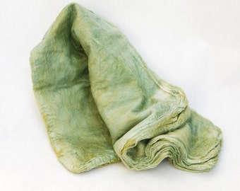 Mawatas Silk Hankies Medium Yellow Green - 13 grams