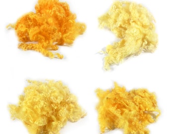 Border Leicester Apricot Ombre Curls - 5-1/2 ounces