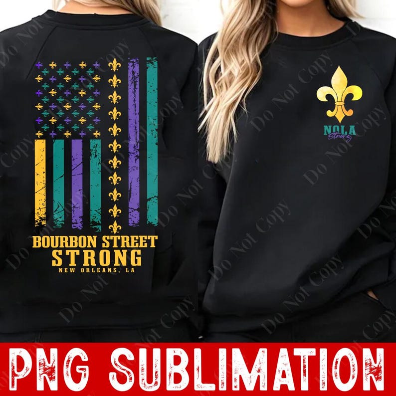 Nola Orleans Strong 2025 Png, Never Nola, Fat Tuesday, Mardi
