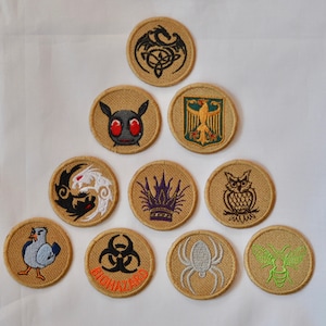 Patrol Patches, Scout Patrol Patches, Custom Patrol Patch, Sew On Patch, Circular Patch