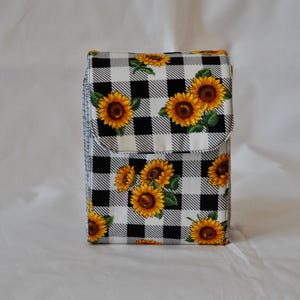 Circular Needle/Interchangeable Knitting Needle Case - Individual pockets for 2 Sets of Interchangeable Needle - Hand made Bag for Knitters