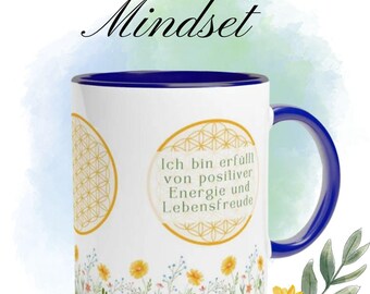 Mindset mug, affirmations mug, gift, women, girlfriends, mindfulness mug, dishwasher safe, positive thoughts, motivational mug