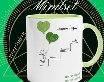 Mindset mug, affirmations mug, gift, women, girlfriends, mindfulness mug, dishwasher safe, positive thoughts, motivational mug