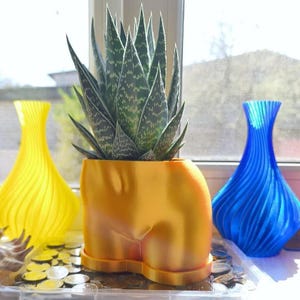 3D Printed Butt Planter: Body Positive Home Decor