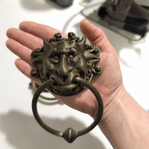 Labyrinth Door Knockers Set, Fridge Magnets, Fantasy Home Decor, 80s Movie Gift, Geeky Collectibles.