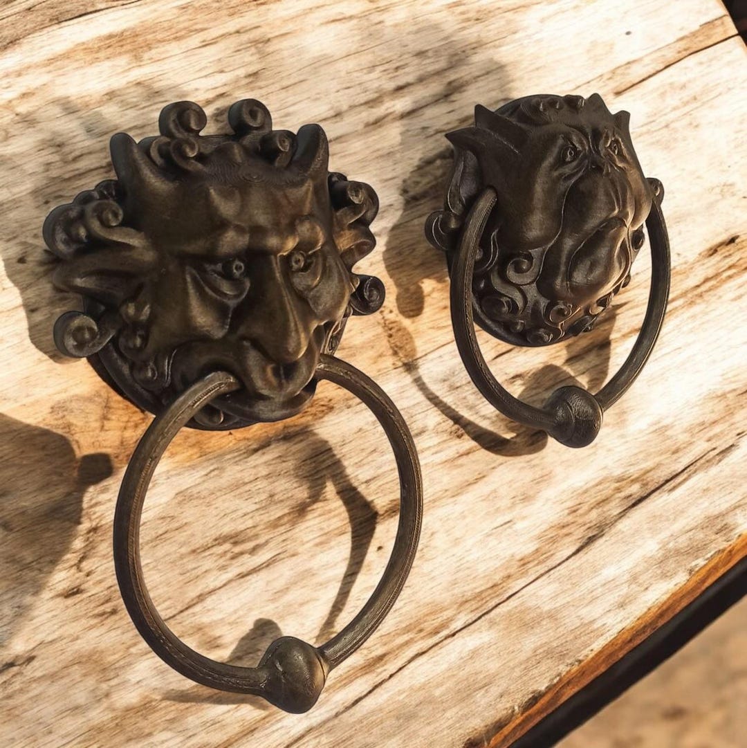 Labyrinth Door Knockers Set - Etsy