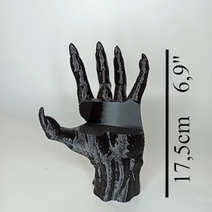 Demon Hand Book Holder – 3D Printed Gothic Decor, Horror Prop, Spooky Bookshelf Accessory, Occult Display, Creepy Halloween Gift