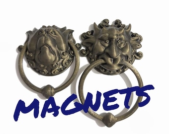 Labyrinth Door Knocker Fridge Magnets: 3D Printed Gothic Decor