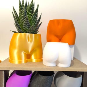 Butt Planter Pot with Drainage: Body Positive Home Decor