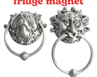Labyrinth Door Knockers Set, Fridge Magnets
