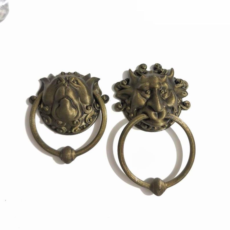 Labyrinth Door Knockers Set: Hand-painted Gothic Fantasy Decor - Etsy