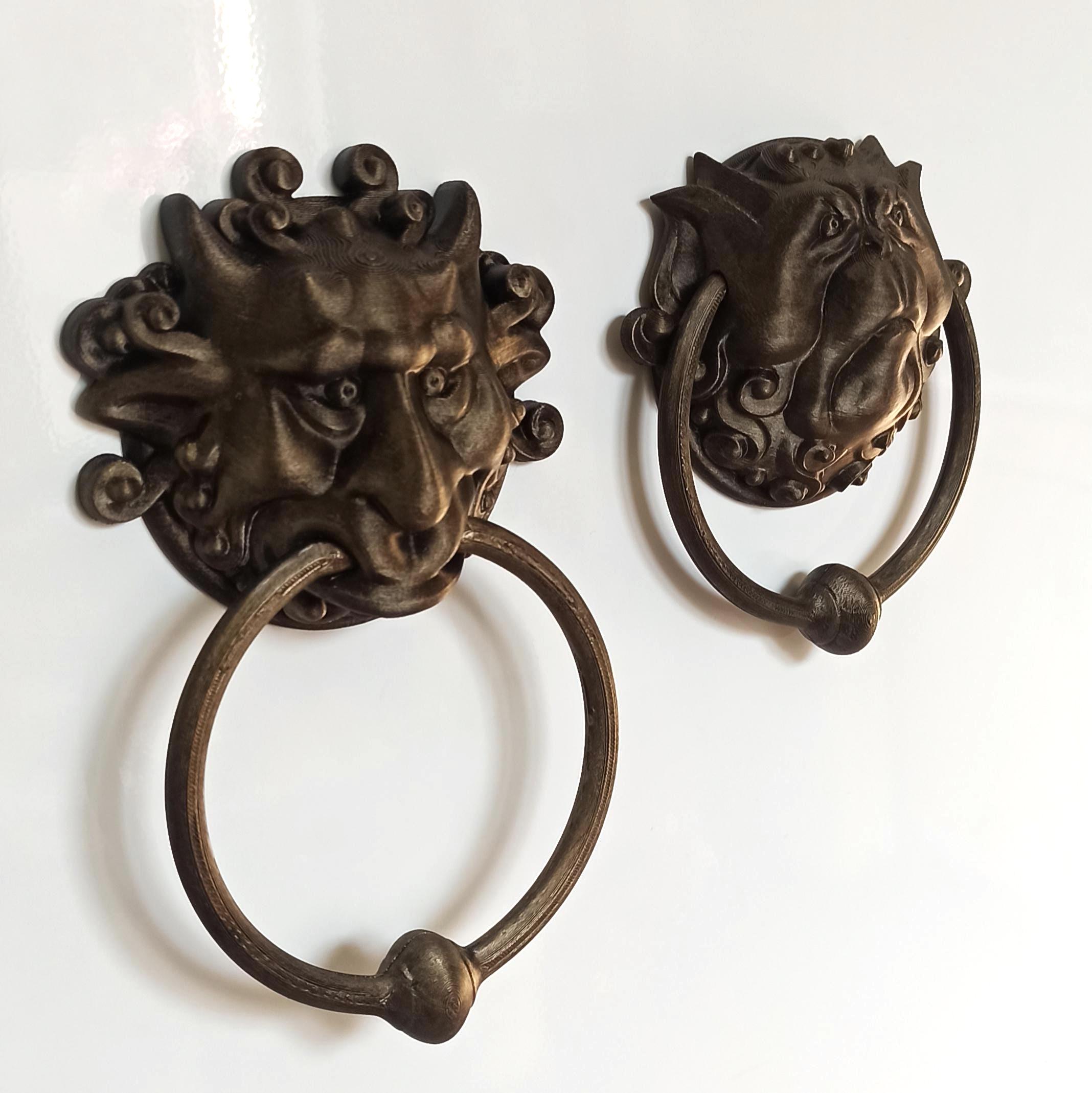 Labyrinth Door Knockers Set: Hand-painted Gothic Fantasy Decor - Etsy