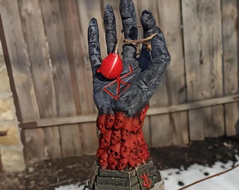 Berserk Hand of God Figurine: 3D Printed Dark Fantasy Decor