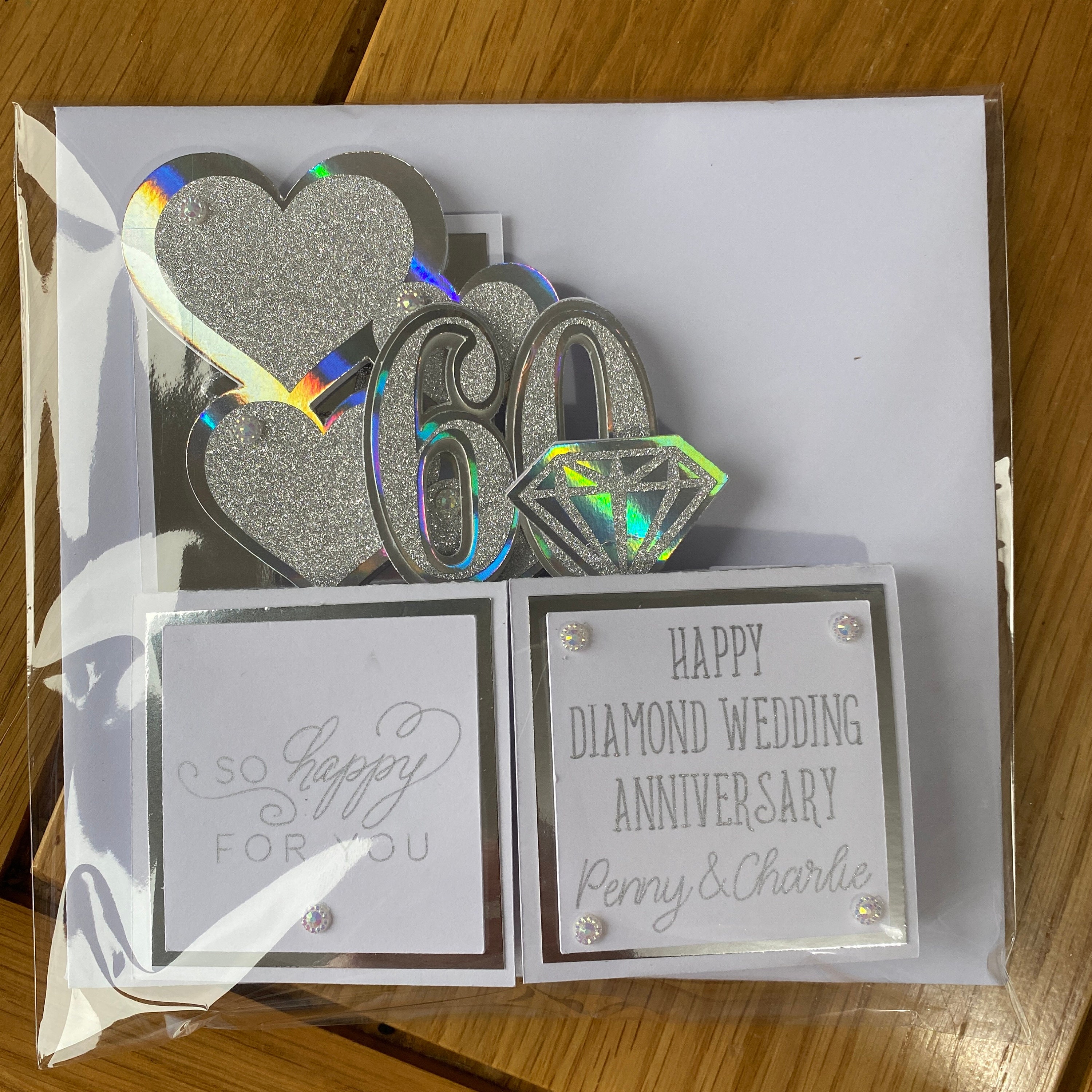 UNIQUE Anniversary box card can be made for any anniversary Etsy