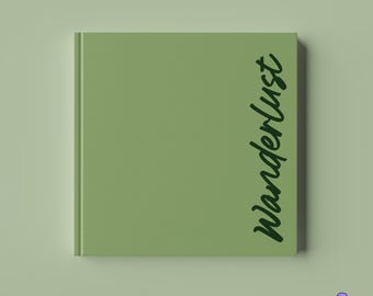 Wanderlust Travel Journal – Adventure Memory Book For Explorers, Trip Notes Diary, Minimal Scrapbook Gift For Journey Photos And Stories