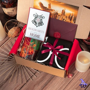 Caja de regalo mágica, caja de regalo para fanáticos de los libros de magos, regalo de la escuela de magos, taza especial de cerámica: regalo para fanáticos de las películas, productos de magos mágicos para ella