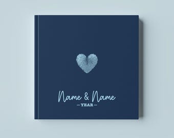 Romantic Couple Memory Book – Personalized Love Story Scrapbook, Anniversary Gift, Custom Photo Album & Wedding Keepsake for Him or Her