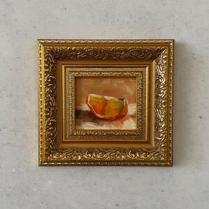 Pintura al óleo impresionista, Pintura al óleo original, Pintura al óleo original pequeña, Pintura al óleo original, Pintura al óleo miniatura