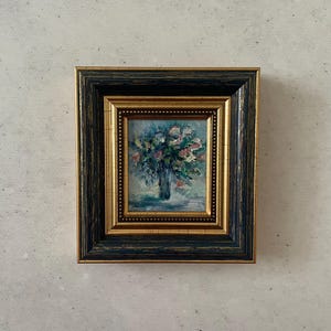 Impressionist oil painting, Oil painting miniature, Oil painting original, Original art painting, Oil painting original small