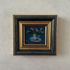 Impressionist oil painting, Oil painting miniature, Oil painting original, Original art painting, Oil painting original small
